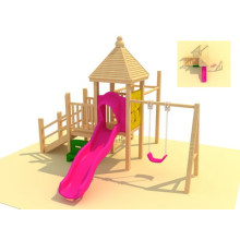 Hot Sale Outdoor Wooden Playground Equipment para crianças